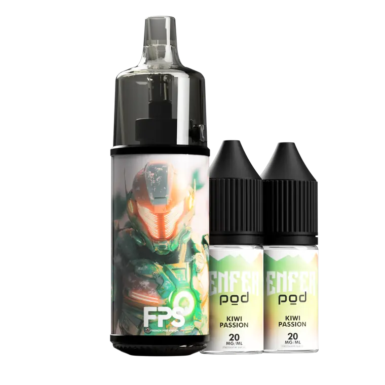 Aperçu public de FPS - Tank 30K - ENFER POD Passion Fruit Kiwi Ice